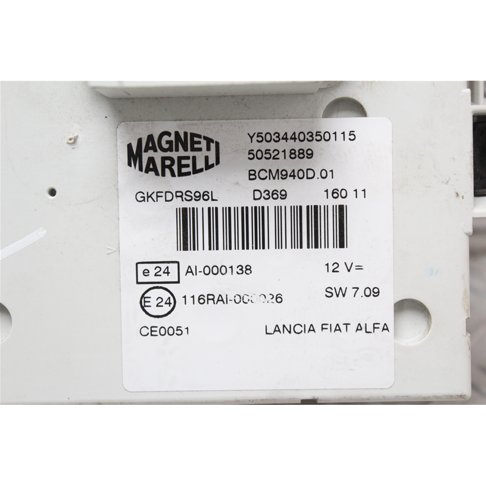 BODY COMPUTER ALFA GIULIETTA 2.0 170 CV Y503440350115 50521889