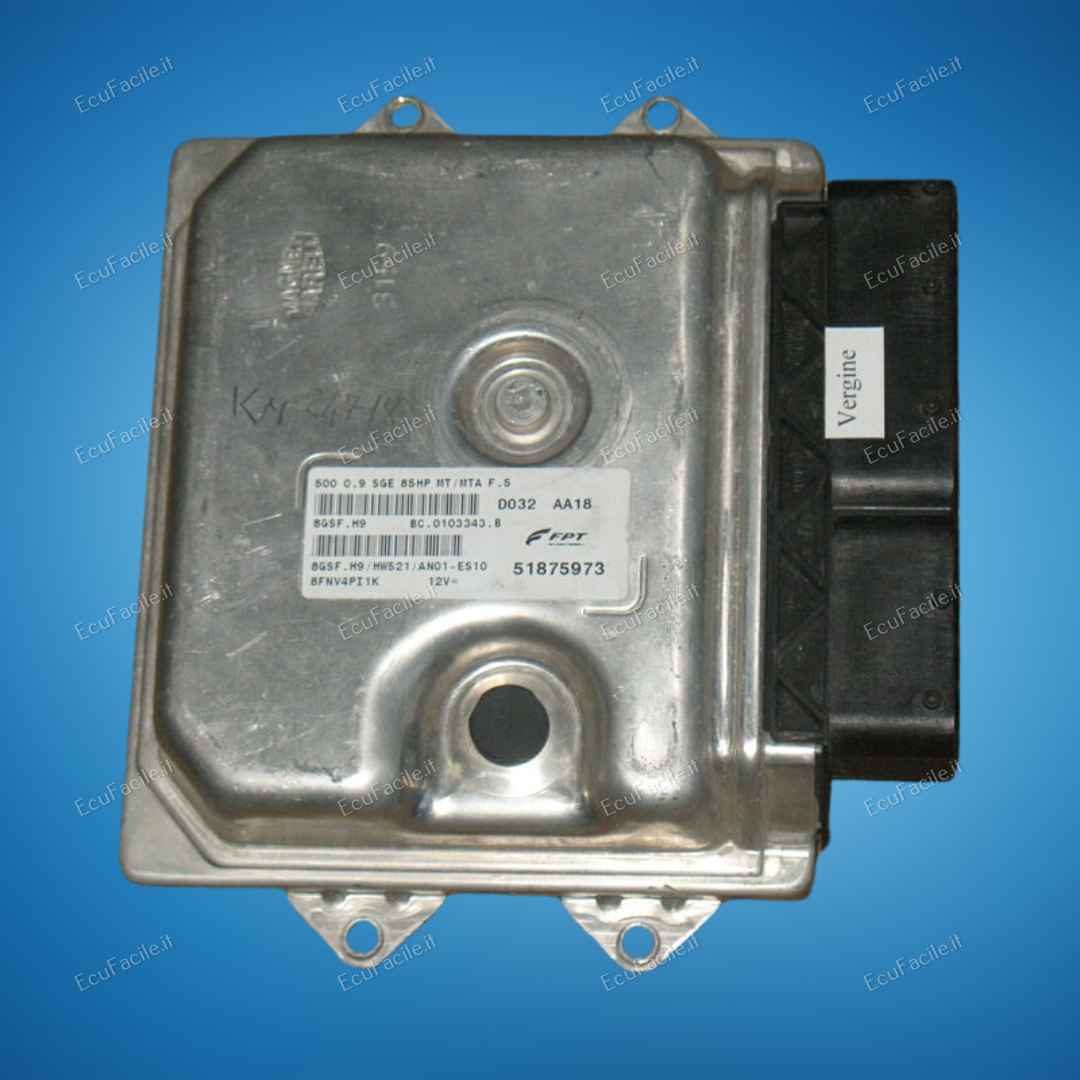 ECU FIAT 500 0,9 TWINAIR T FPT 51875973 51896777 8GSF 8GSF.H9 HW521 85HP