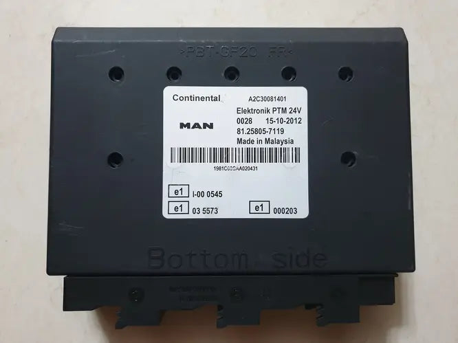 MAN ECU PTM 81.25805-7119 81.258057119 continental a2c30081401