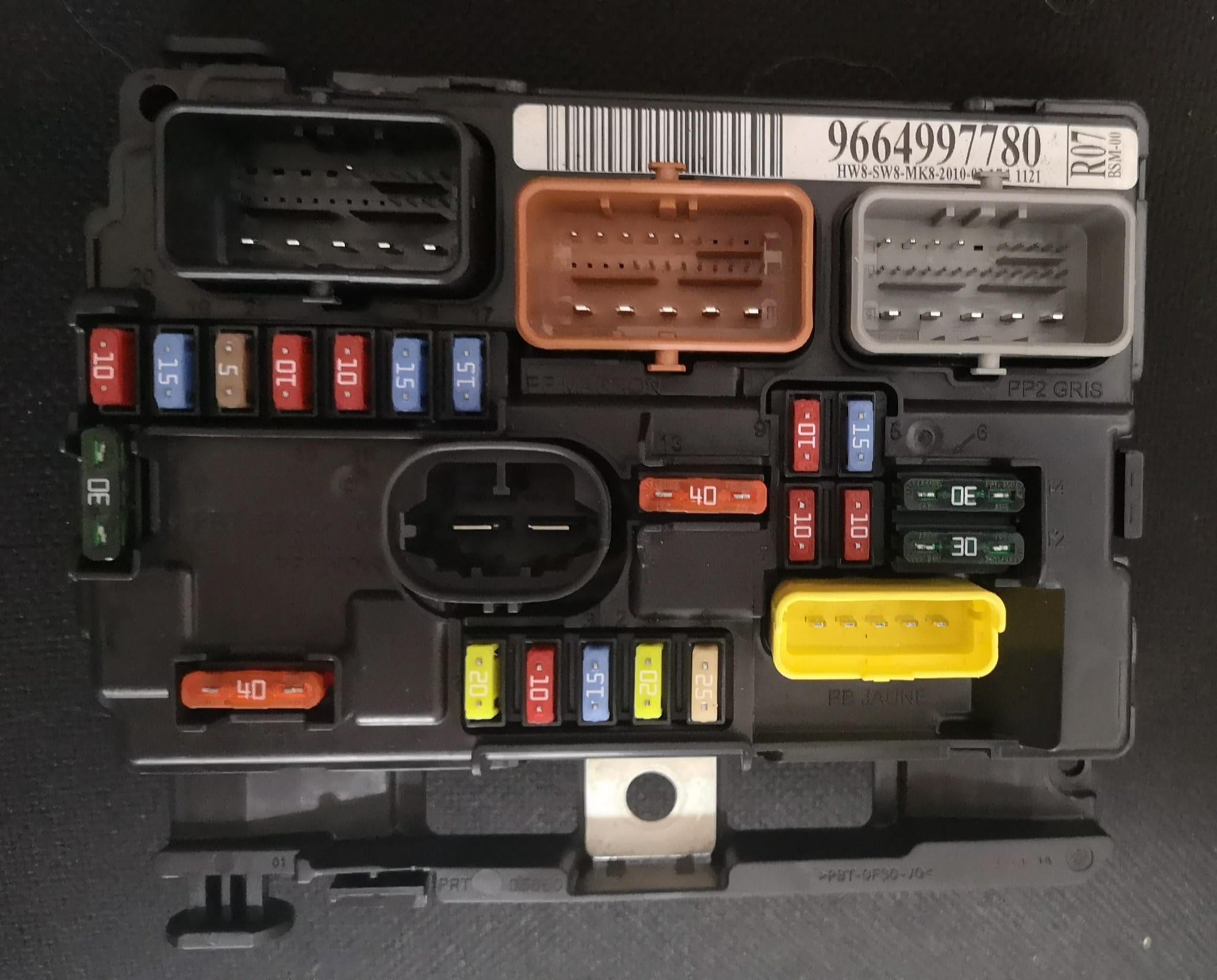 Centralina BSM Porta Fusibili Citroen C3 1.1cc '10 9664997780 R07 BSM-00