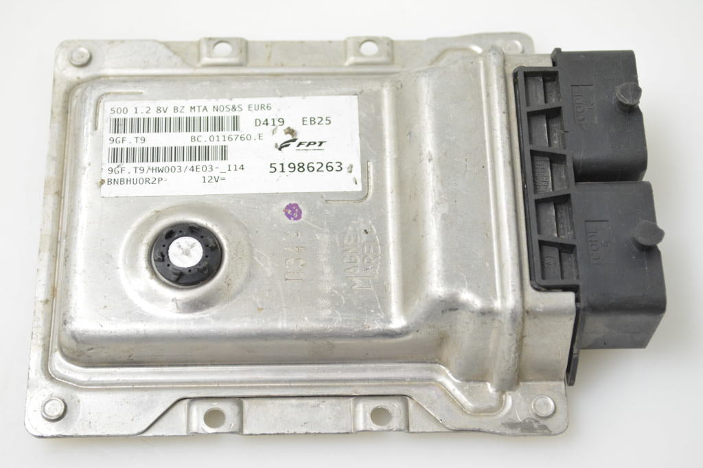 51986263 Centralina Fiat 500 CENTRALINA MAGNETI MARELLI FIAT 500 1.2 cc 8V BZ FIAT 71776387 51986263