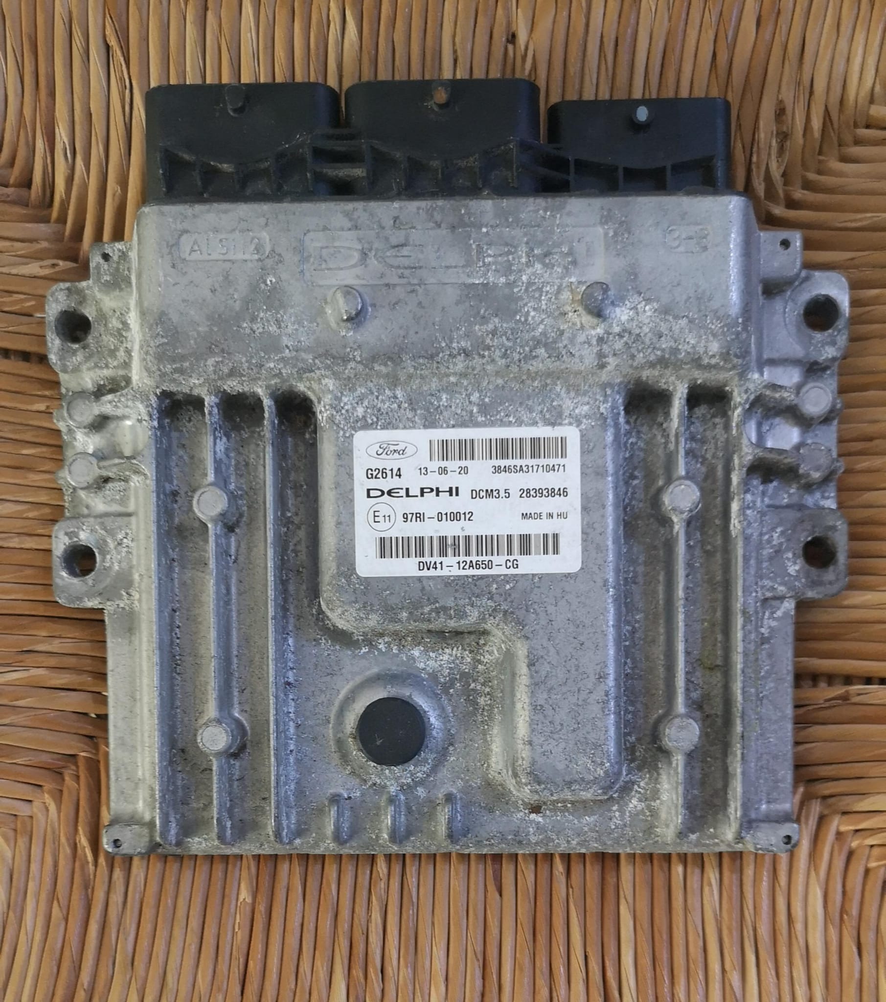centralina motore ford g2614 delphi dcm3.5 28393846 dv41-12a650-cg