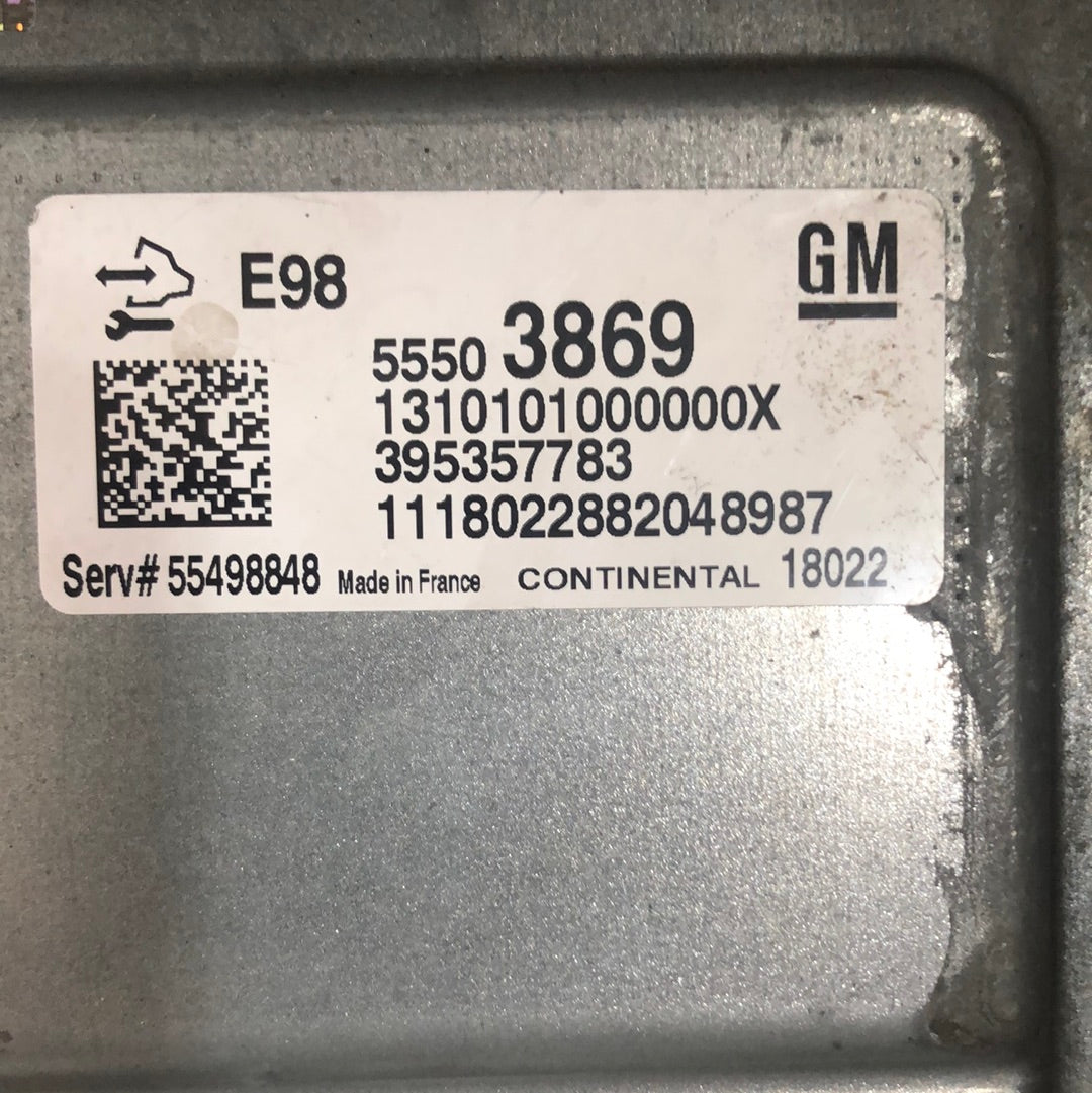 55503869 CENTRALINA MOTORE OPEL ASTRA K (B16) 2015> 1.6CDTI  GM E98