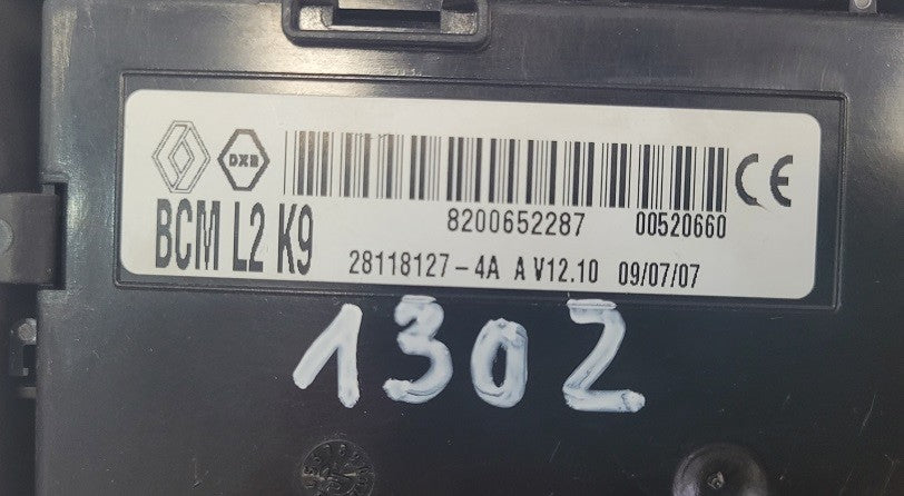 BCM L2 K9 RENAULT Clio II 1.5 Dci 8200652287 00503059