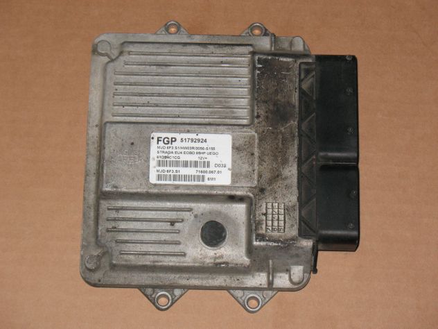 CENTRALINA ECU MJD 6F3.S1 HW03R 51792924 MAGNETI MARELLI FIAT STRADA PICK-UP 2006-2009 1.3 D MULTIJET 62KW
