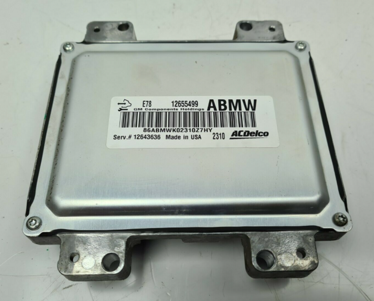 ECU Chevrolet Aveo Cruze AC DELCO 12655499 ABMW 12643636 E78