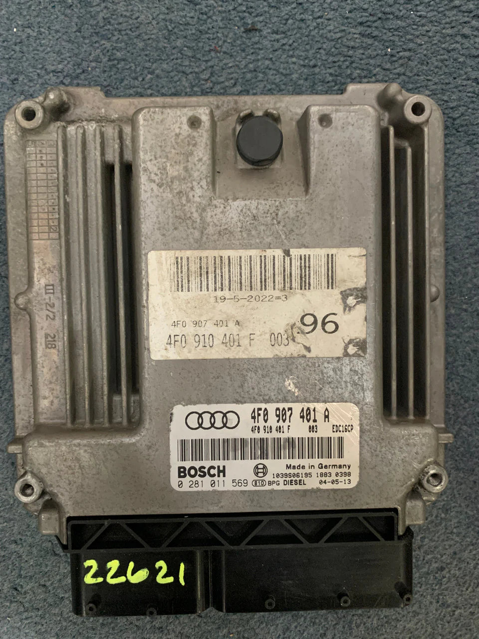 ECU AUDI A6 3.0 TDI BOSCH 0281011569 4F0 907 401 A  EDC16CP34