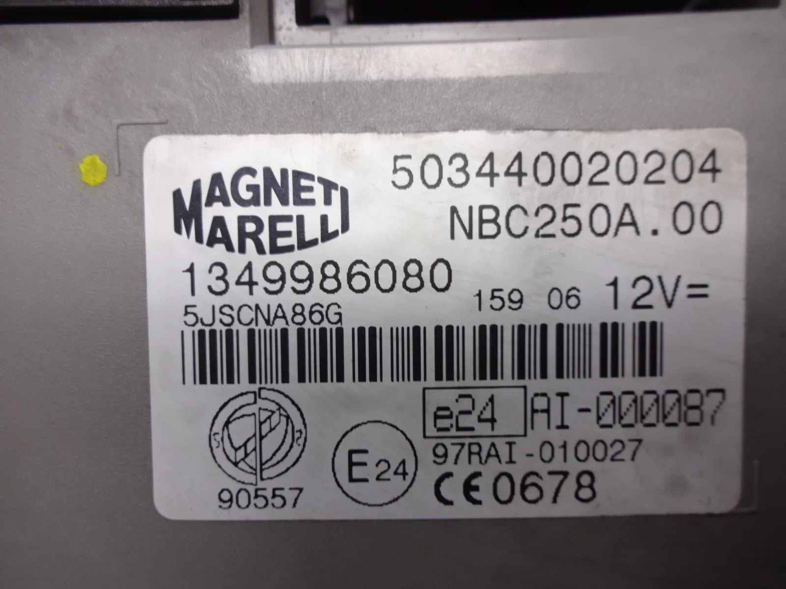 Body computer jumper ducato boxer 1349986080 503440020204 nbc250a.00 nbc250a00