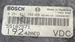 Centralina Motore Fiat Stilo 1.9 85 KW Diesel 2001- 192A1000 Bosch 0281011398 EDC15C7-2.3