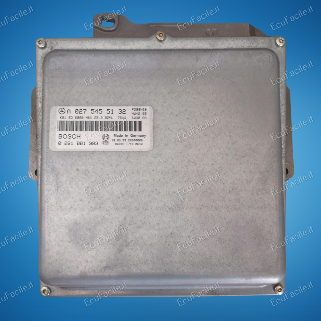 ECU MERCEDES SPRINTER 2.9 TD A0275455132 0281001983 HW 42.95 EDC 1.4 (MSA 15.2-3.23)