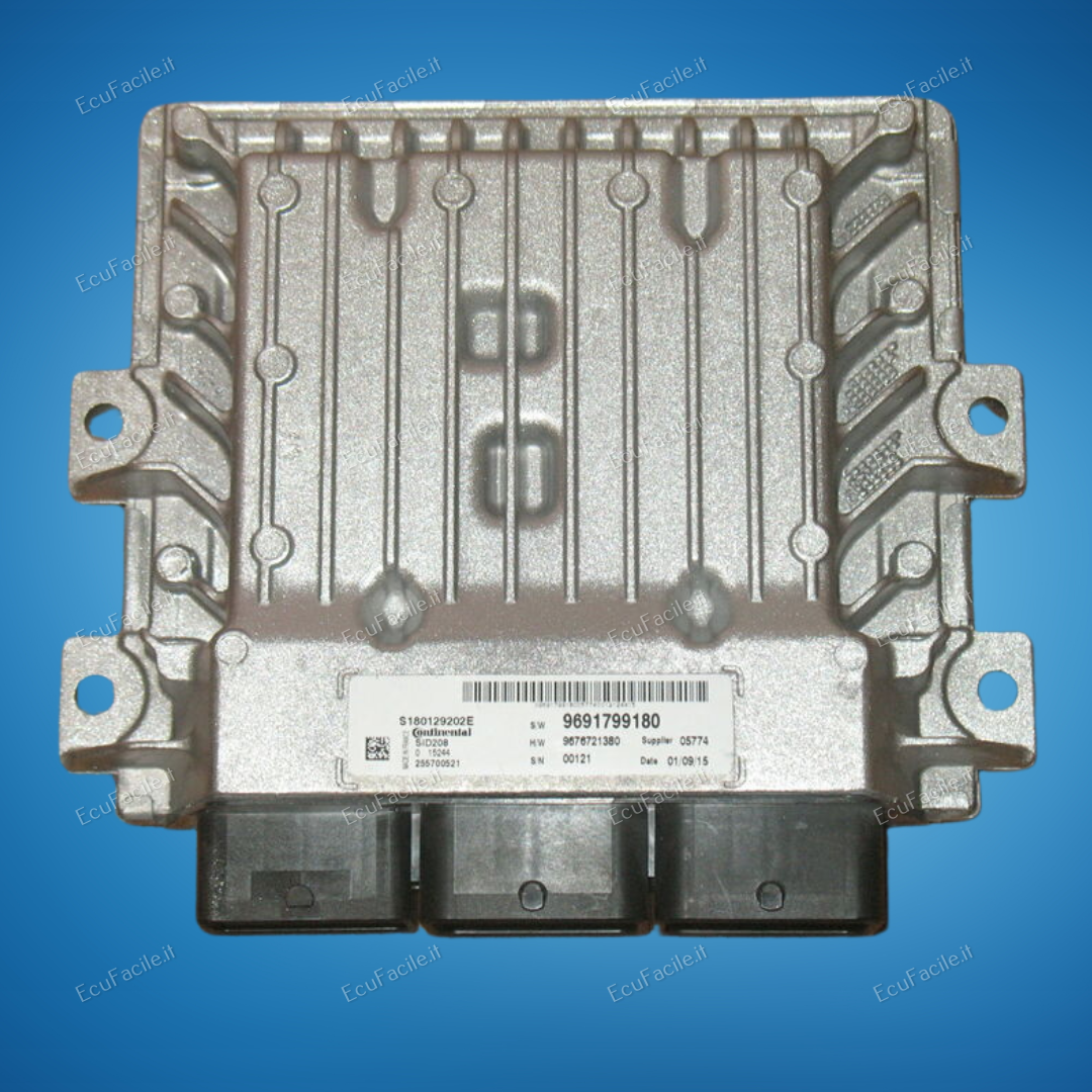 ECU CITROEN Jumper 2015 SID208 S180129202E 9691799180 dump 9679182280