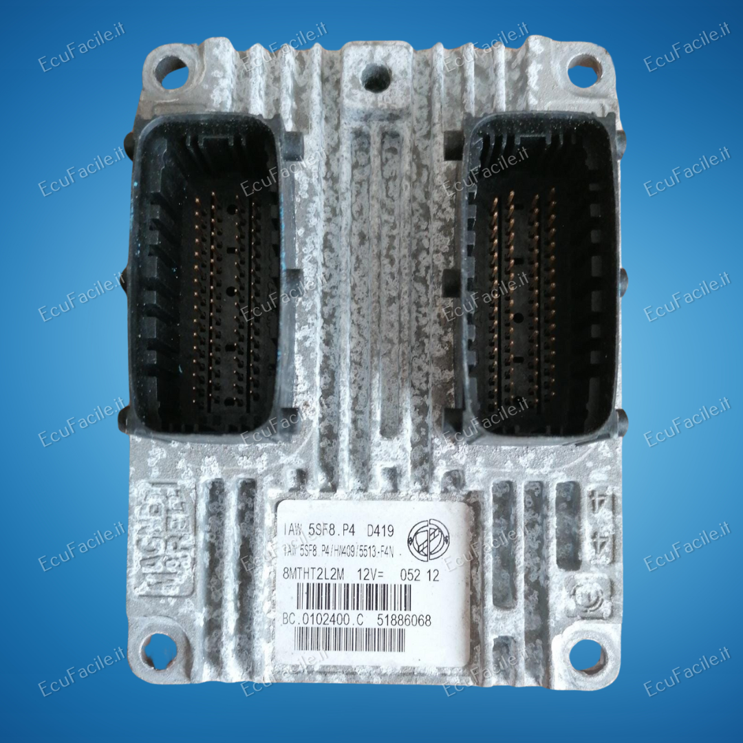 ECU CENTRALINA FIAT PANDA 1.4 2011 IAW 5SF8.P4 HW409 51886068