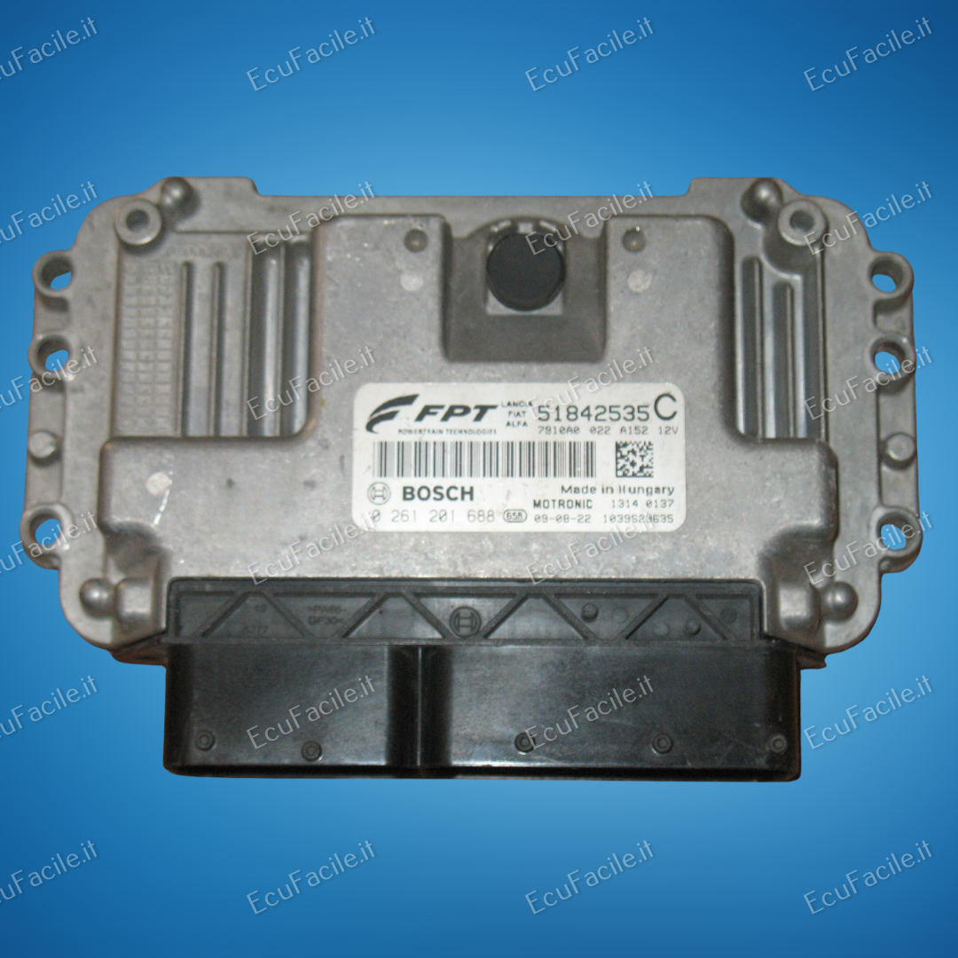 ECU Fiat Bravo II 1.4 T-Jet 88kW Bosch ME7.9.10 0261201688 51805022 51842535C