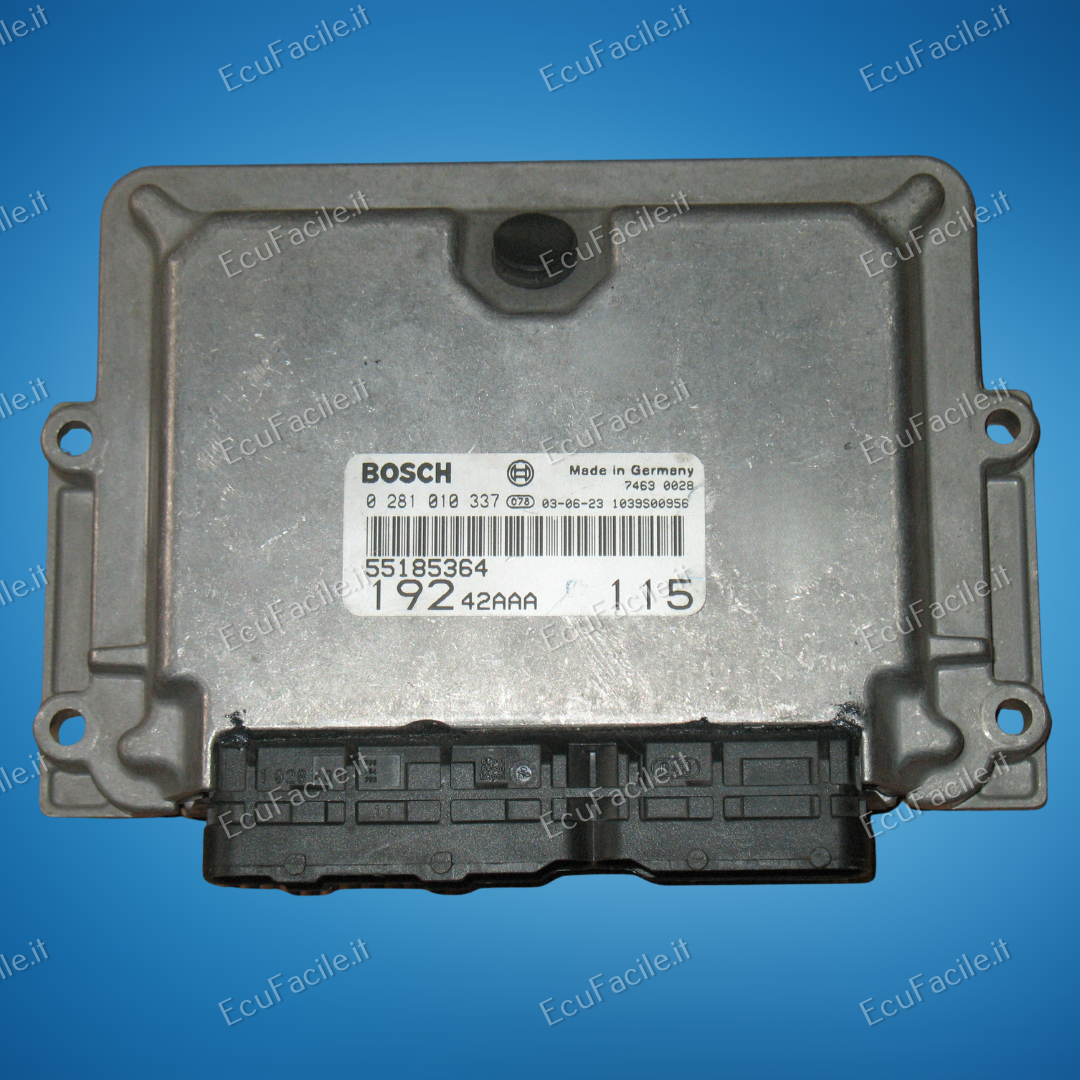 Centralina Motore ECU Fiat Stilo 1.9 JTD (2002) – Bosch 0281010337 / 55181457 / 55182953