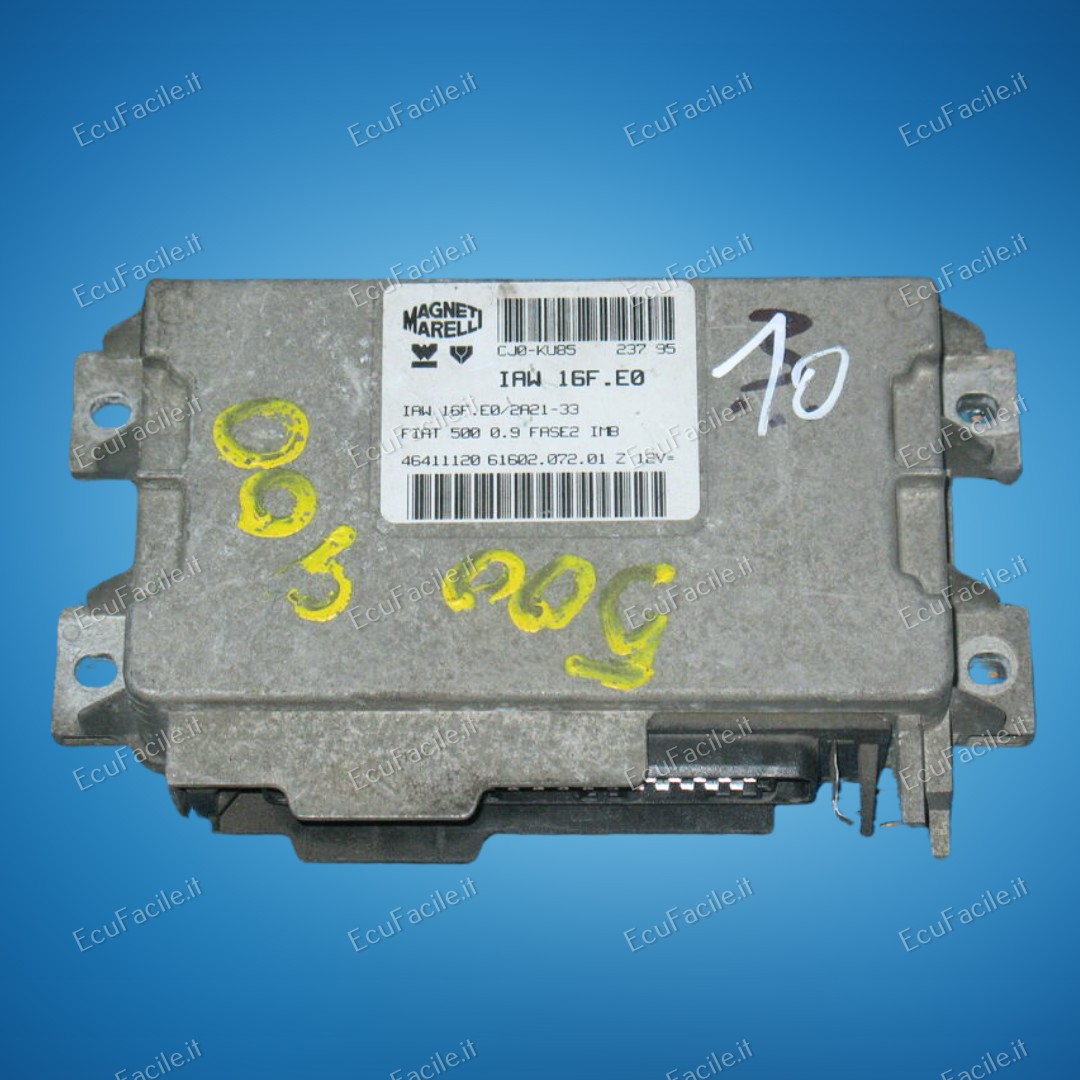 ECU FIAT 500 0.9 IAW 16F. E0, IAW16FE0, 2A21-33, 46411120