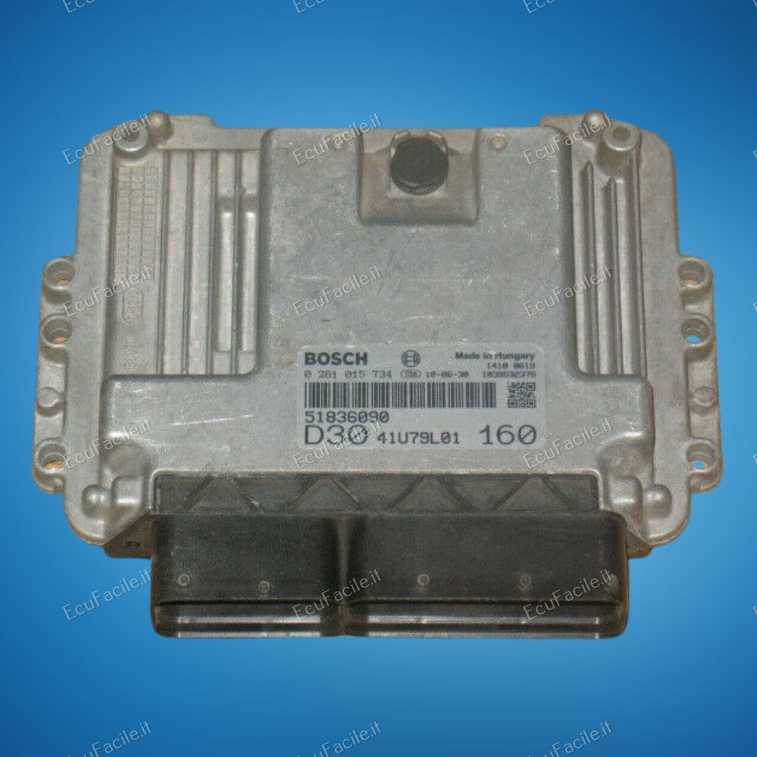 ECU CENTRALINA FIAT DUCATO 3.0 0281015734 EDC 16C39-5.A7 51836090