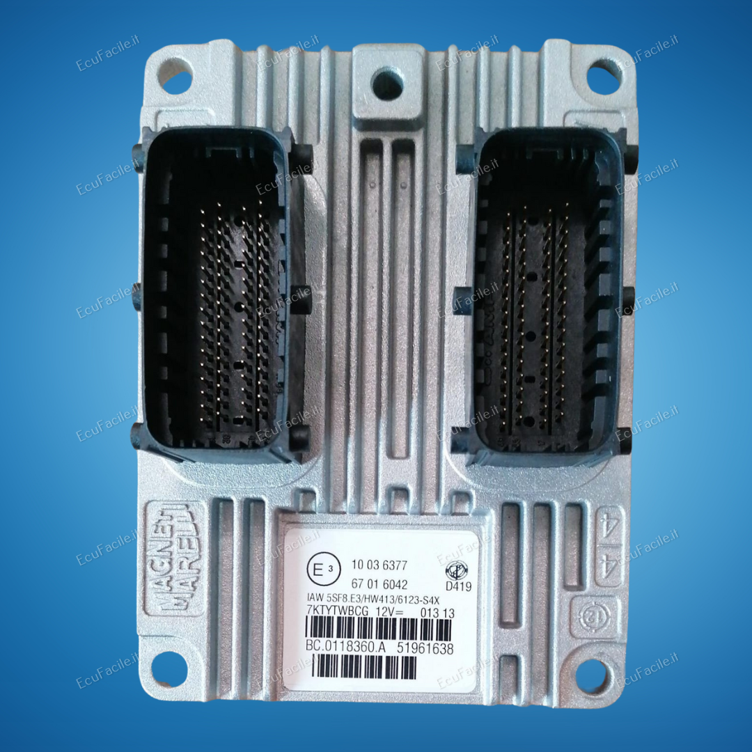 ECU CENTRALINA FIAT 500 IAW 5SF8.E3 HW413 51961638