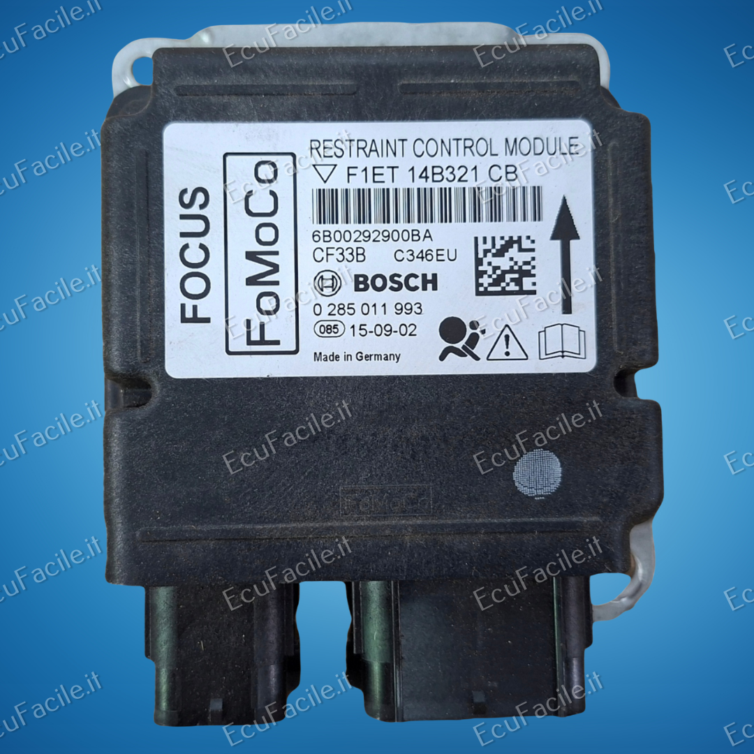 F1ET14B321CB 0285011993 ECU AIRBAG FORD FOCUS MK3 LIFT 14-18