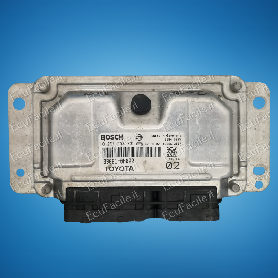 ECU TOYOTA AYGO C2 1.0 2007 BOSCH 0261208702 89661-0H023 M7.9.5
