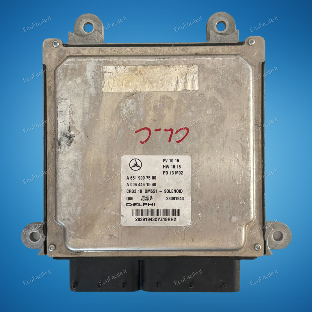 ECU MERCEDES E200 283127135 A6519007500 A0064461540 CRD3.10 28391943