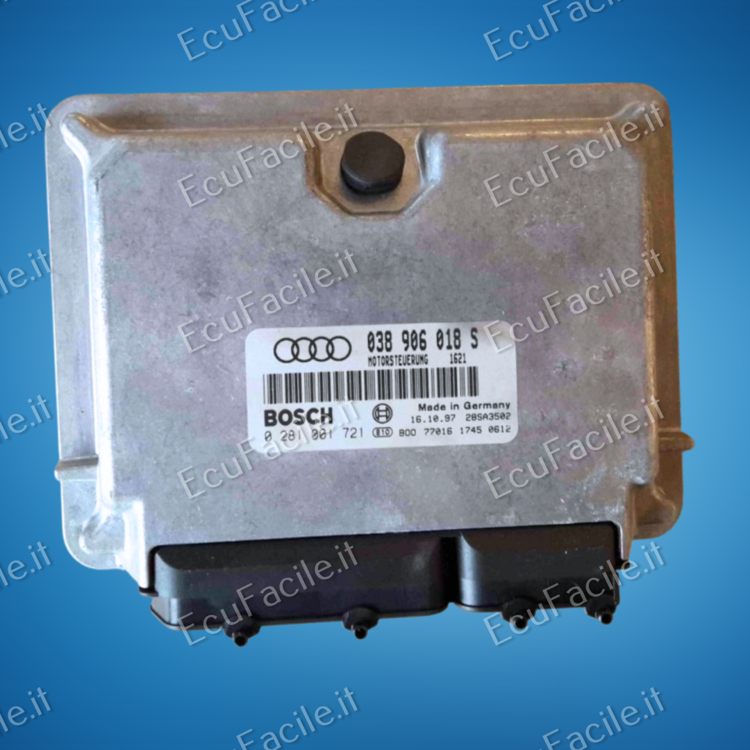 ECU AUDI A4 1.9TDI 0281001721 03890618S EDC15V -5.29 0389060185