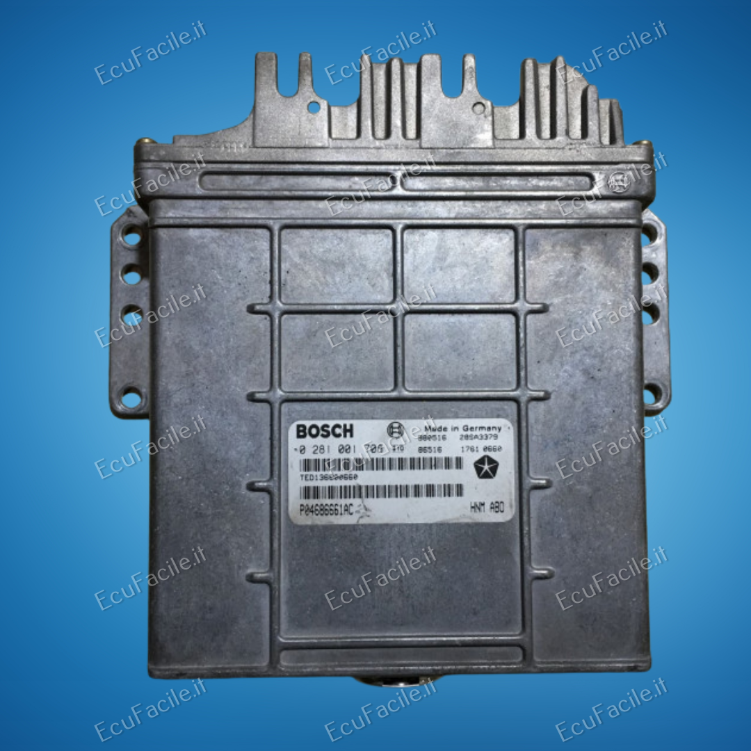 Centralina ECU Motore Chrysler Voyager 2.5 TDI | BOSCH | 0281001708 | P04686661AC | TED244701332