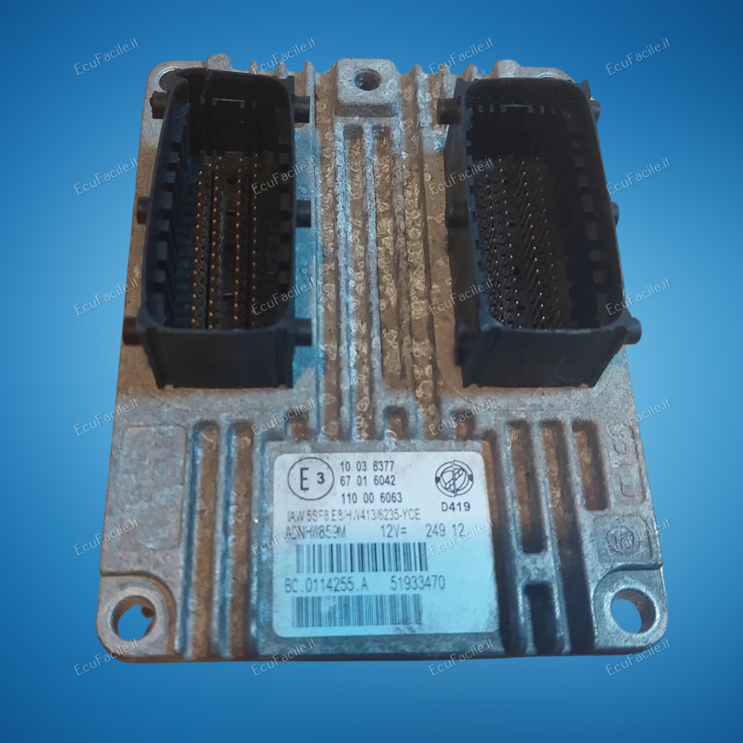 ECU GPL Lancia Ypsilon 1.2 IAW 5SF8.E8 HW413 51933470