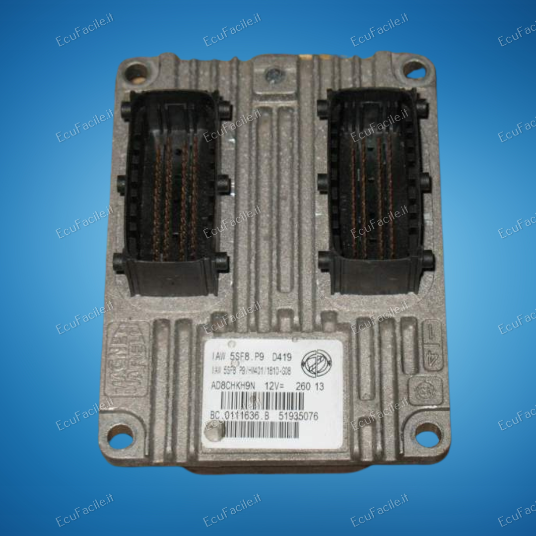 ECU Lancia Ypsilon 1.2 51935076 IAW 5SF8.P9 HW401 1810-G08