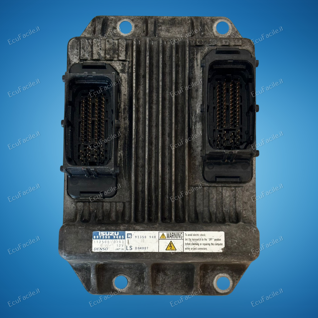 ECU motore Opel meriva 1.7 CDTI Isuzu 897350 9485 112500-0163