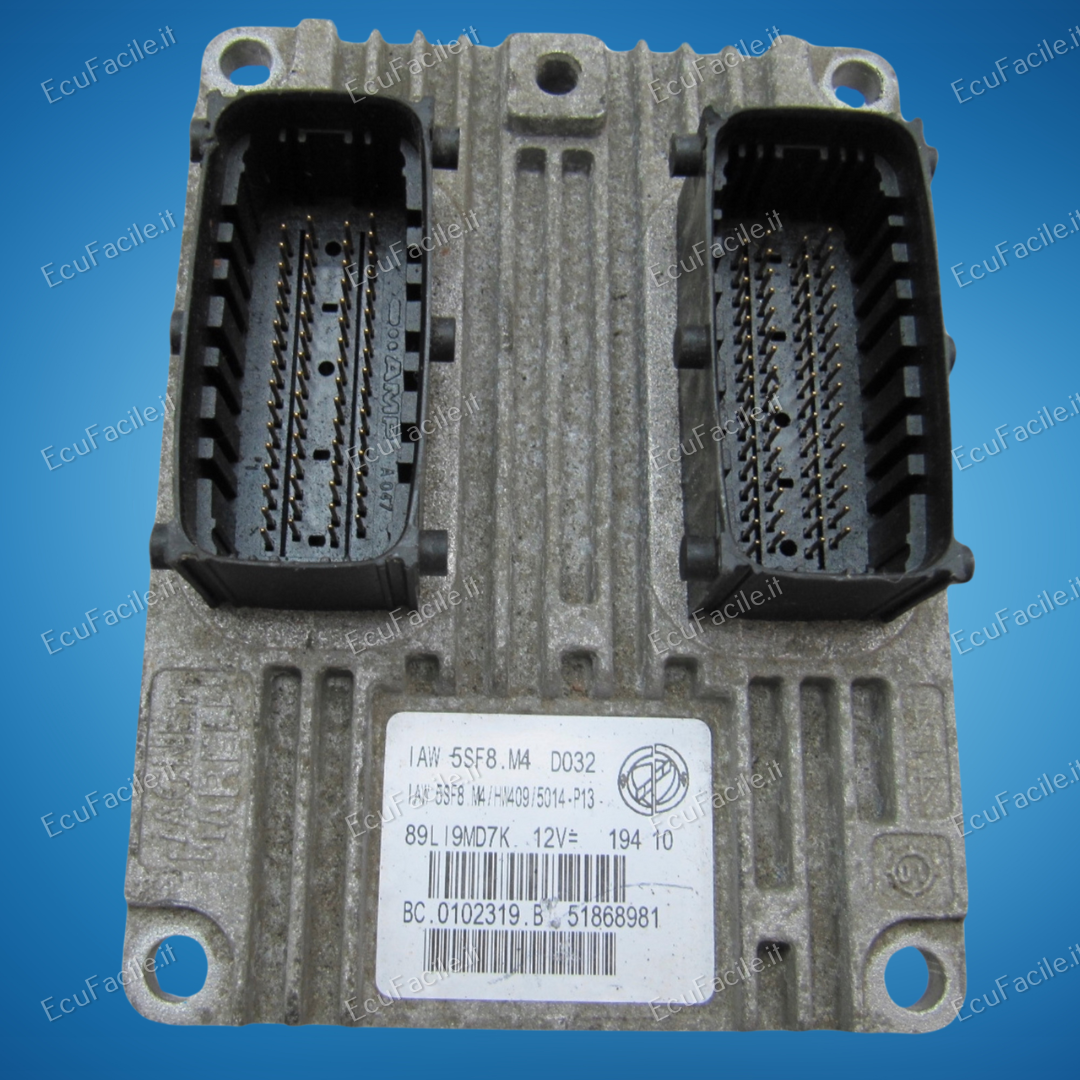 FIAT PANDA ECU IAW 5SF8.M4 HW409 51868981