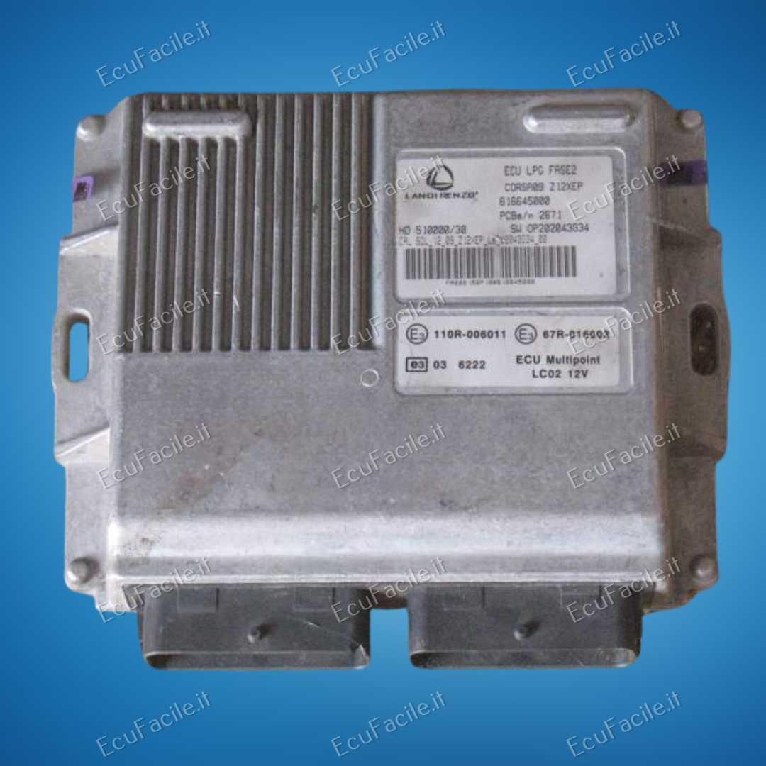 Centralina ECU GPL LPG Opel Corsa D 1.2 Z12XEP | LANDI RENZO 616645000 | 110R006011 | SW OP202043G34