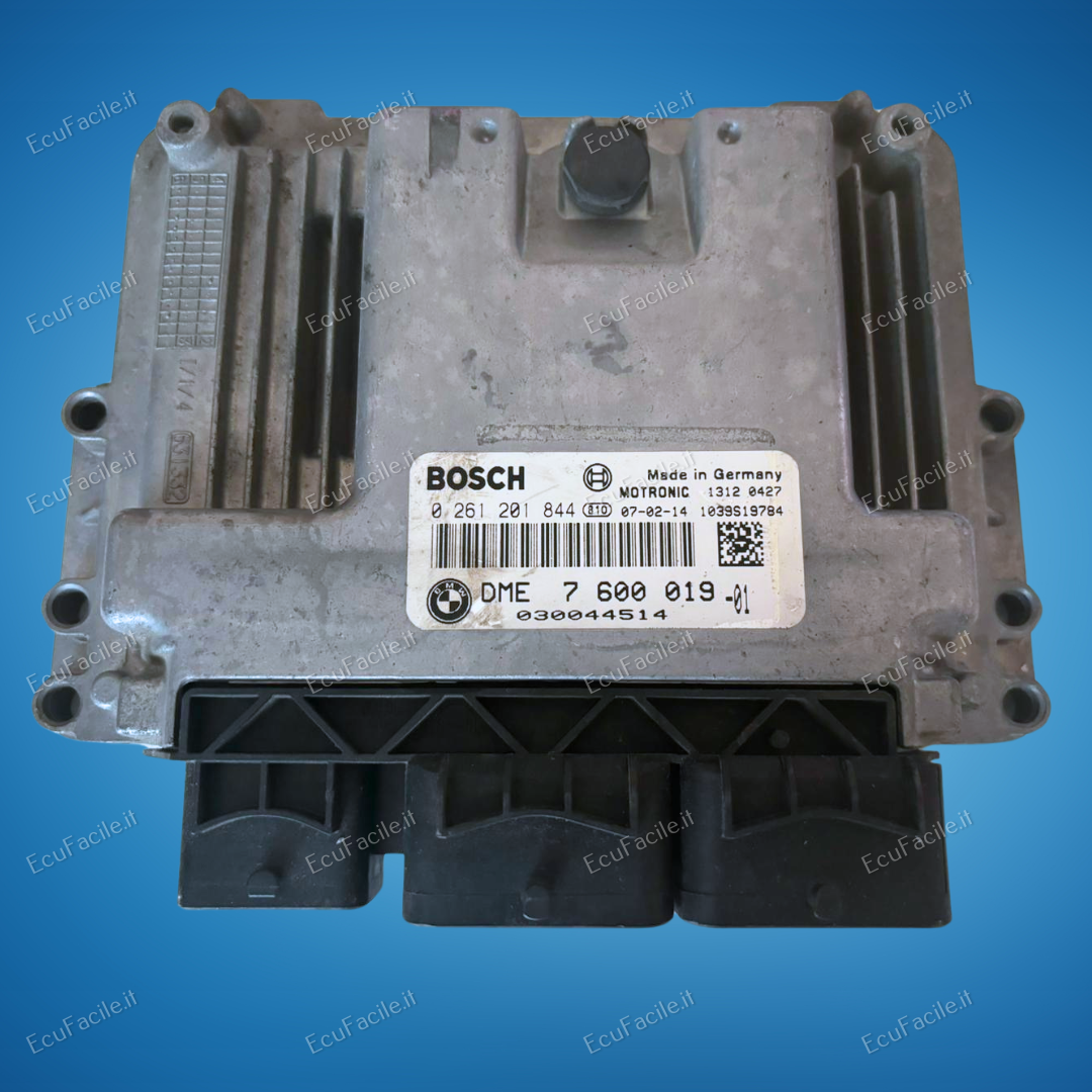 ECU BMW MINI COOPER 1.6 DME 7600019 0261201844 MEV17.2 DME760001901