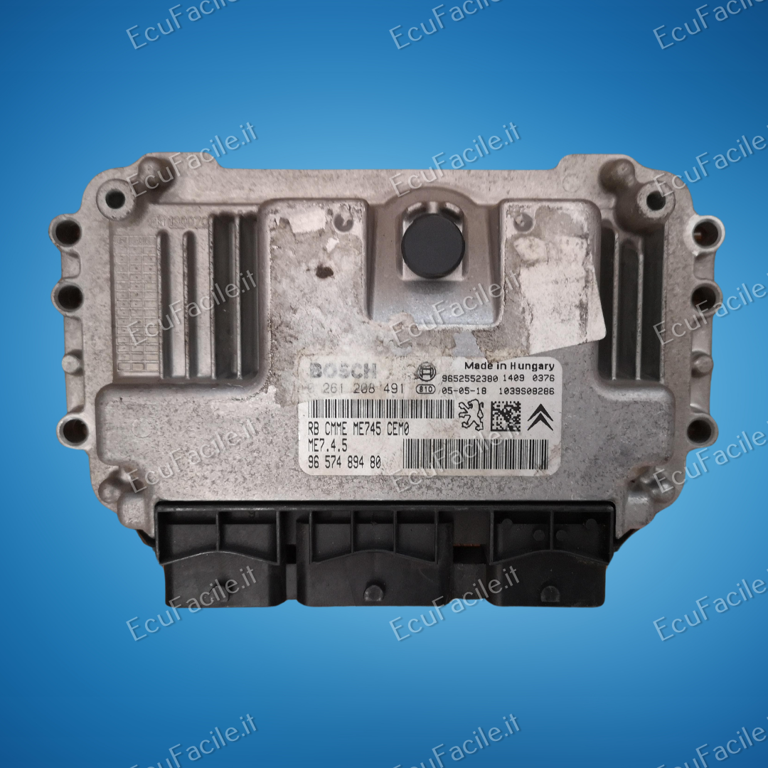 ECU CITROEN C4 1.6 BOSCH 0261208491 9657489480 ME7.4.5