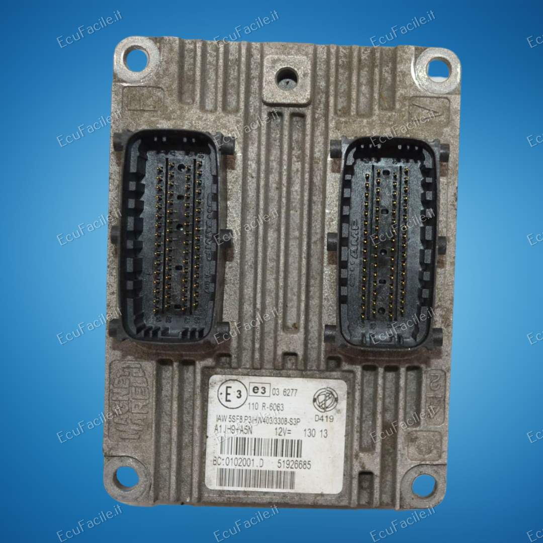 ECU QUBO FIAT 500  IAW 5SF8.P3 HW403 51926685