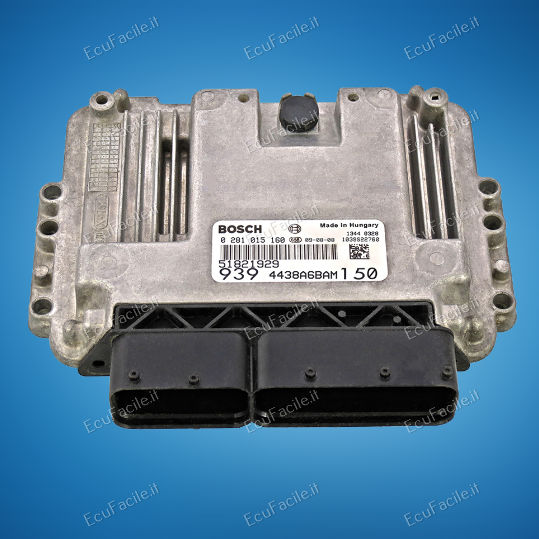 Centralina ECU Motore Alfa Romeo 159 1.9 JTDM 16V 150CV 2005-2011 | BOSCH EDC16C39-6.65 | 0281015160 | 51821929