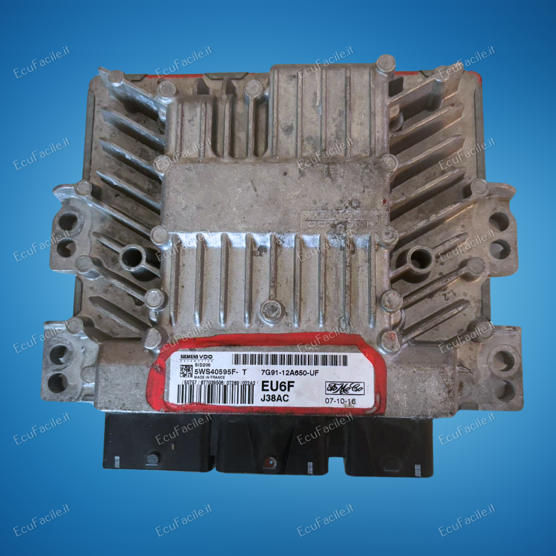 ECU FORD FOCUS 2.0 TDCI SIEMENS 5WS40595E-T 7G91 7G91-12A650-UE