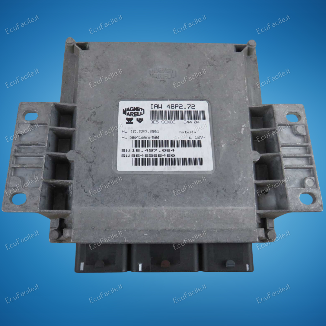 Ecu centralina citroen c2 c3 iaw 48p2.72 iaw48p2.72 9645989480 HW16623004
