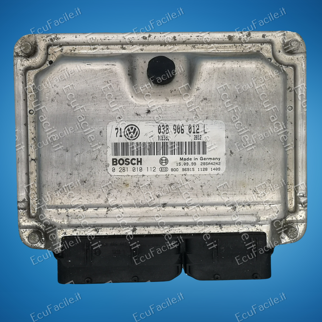Centralina ECU Motore VW Golf 1.9 TDI 81kW AHF | BOSCH EDC15VM+ | 0281010112 | 038906012L