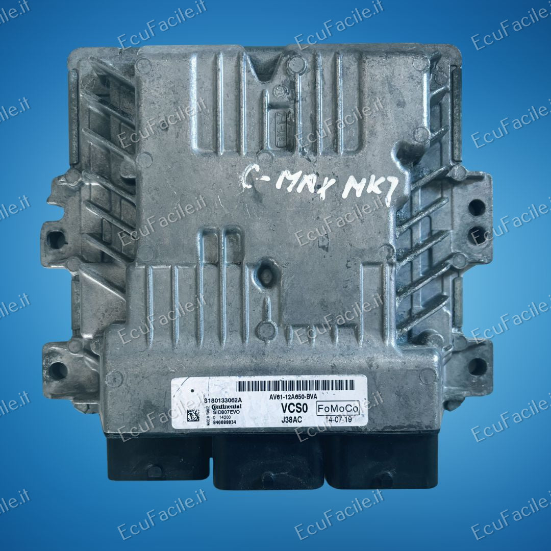 ECU FORD S-MAX S180133062B AV61-12A650-BVB SID807EVO VCS1