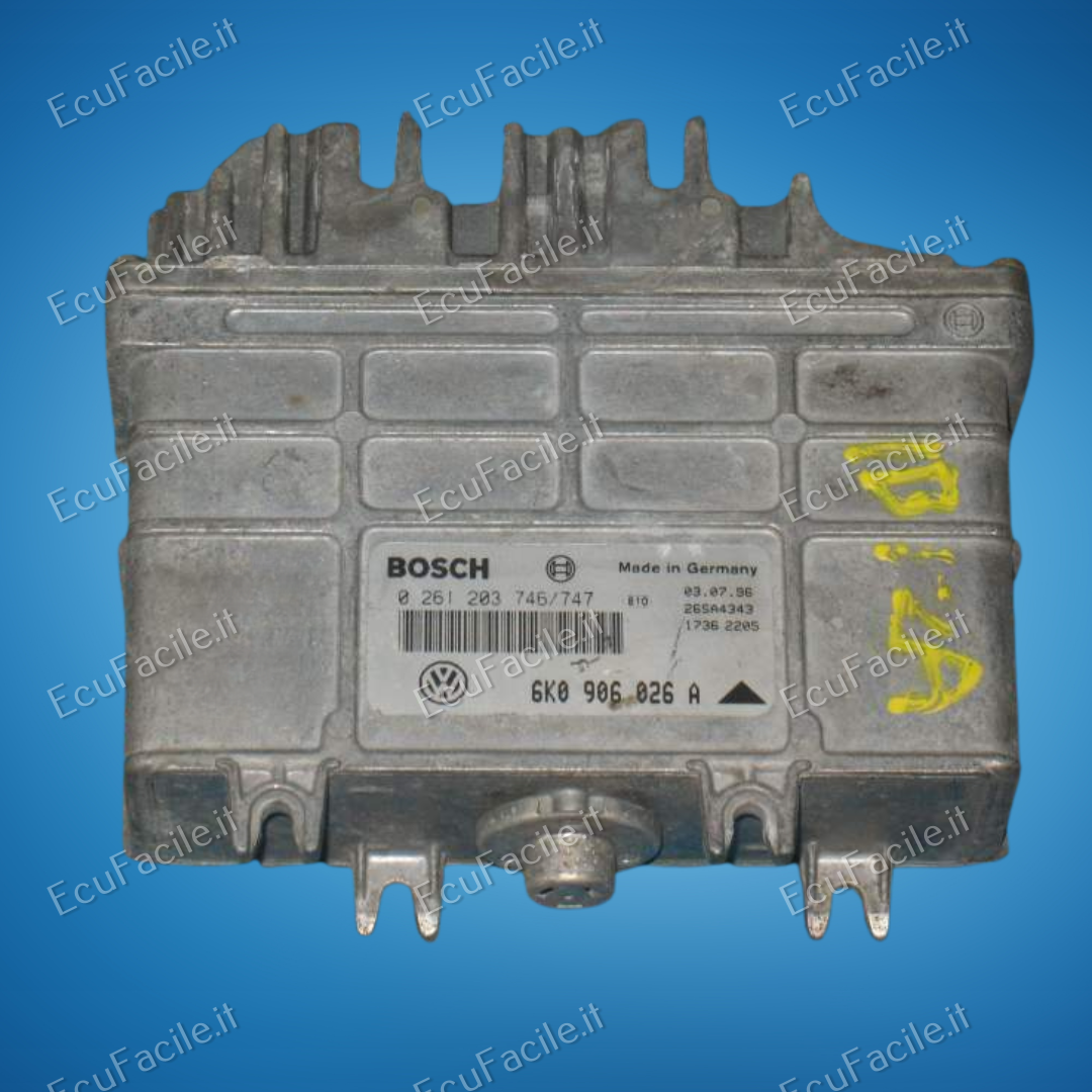 Centralina Motore ECU Seat Ibiza Benzina Bosch 0261203746 / 0261203747 – 6K0906026A EDC-N69