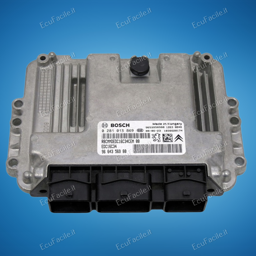 Ecu CITROEN JUMPY FIAT SCUDO bosch 0281013869 9664356980 EDC 16C34-4.11