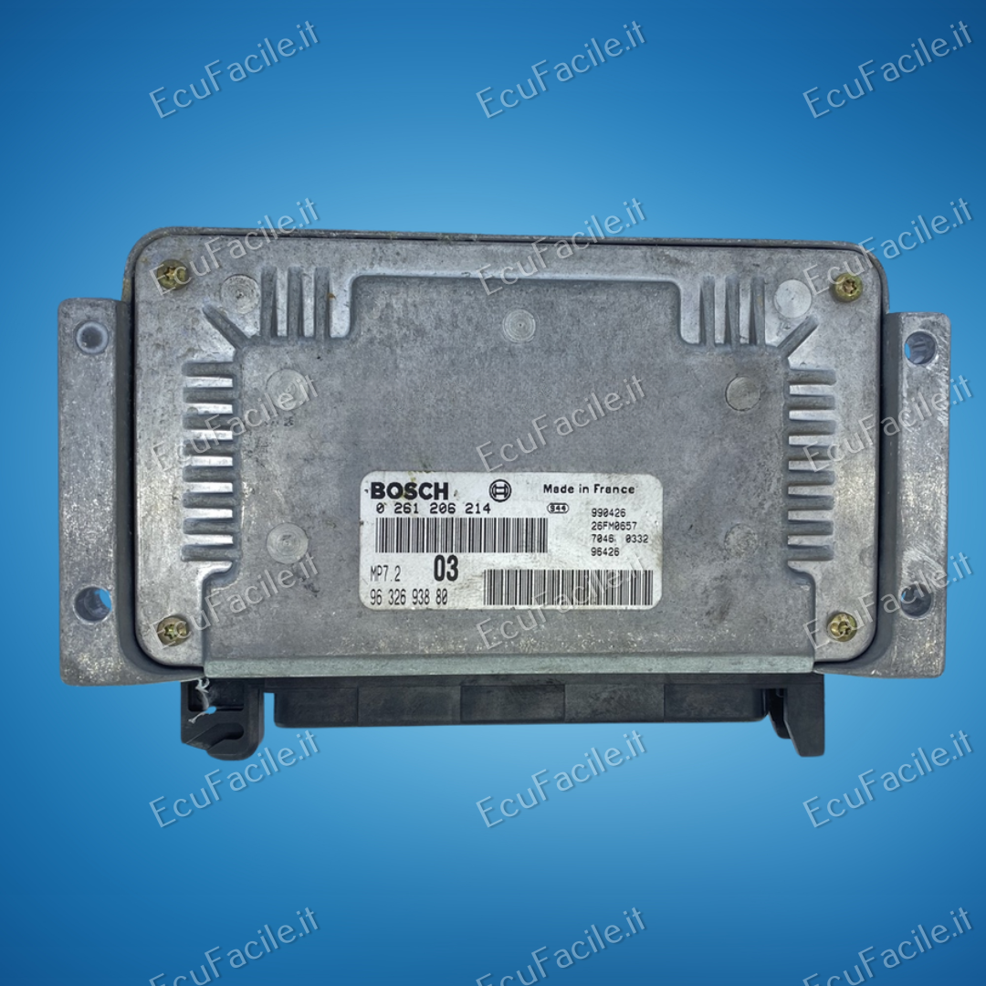 Centralina Motore ECU Citroën Xsara 1.6 8V (2000) – Bosch 0261206214 / 9632693880
