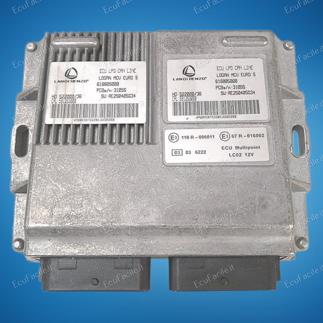 ECU GAS GPL LPG DACIA SANDERO 1.6 616805000 SW RE250401g34