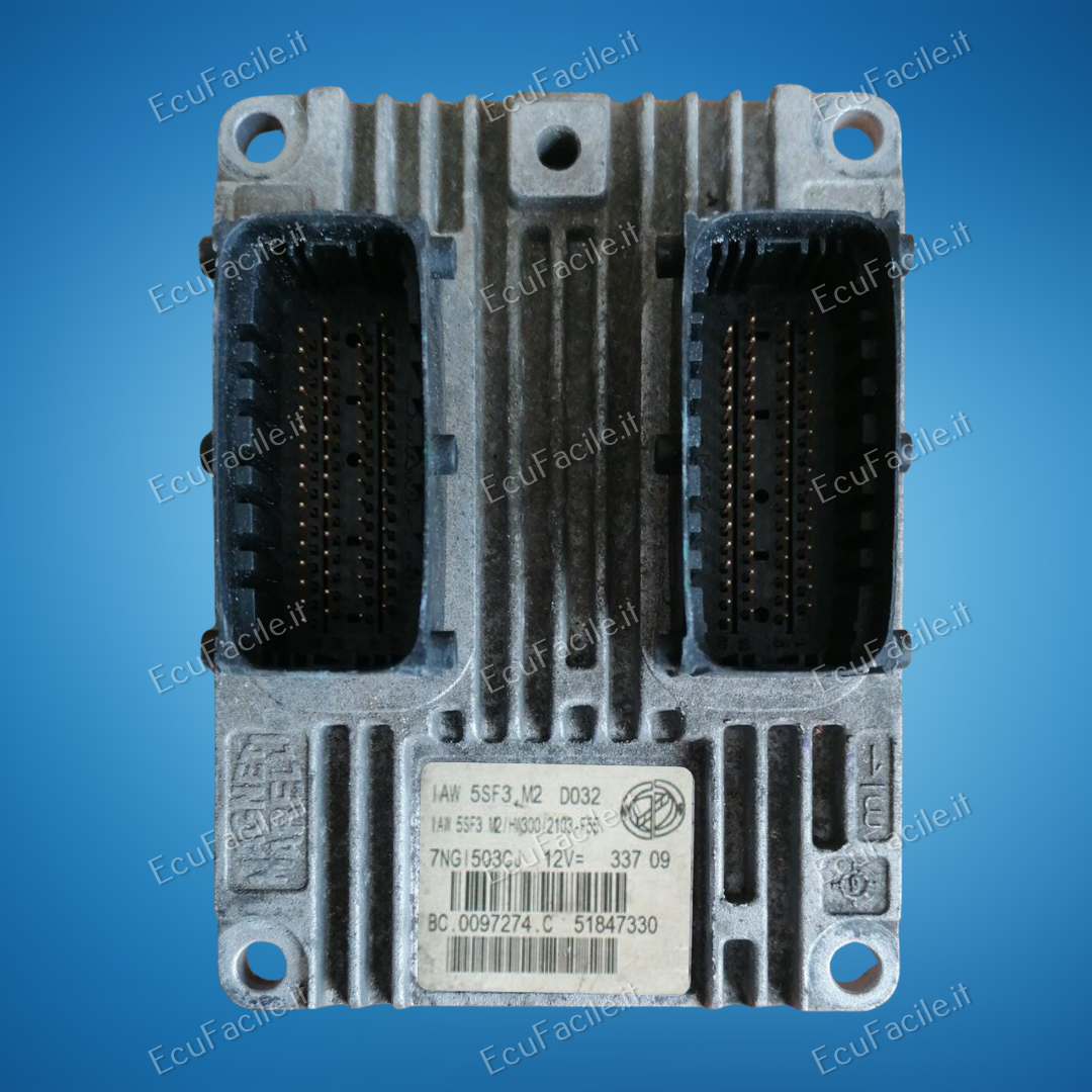 Centralina ECU Motore Fiat Grande Punto 1.4 | MAGNETI MARELLI IAW5SF3.M2 HW300 | 51847330 | BC0097274C