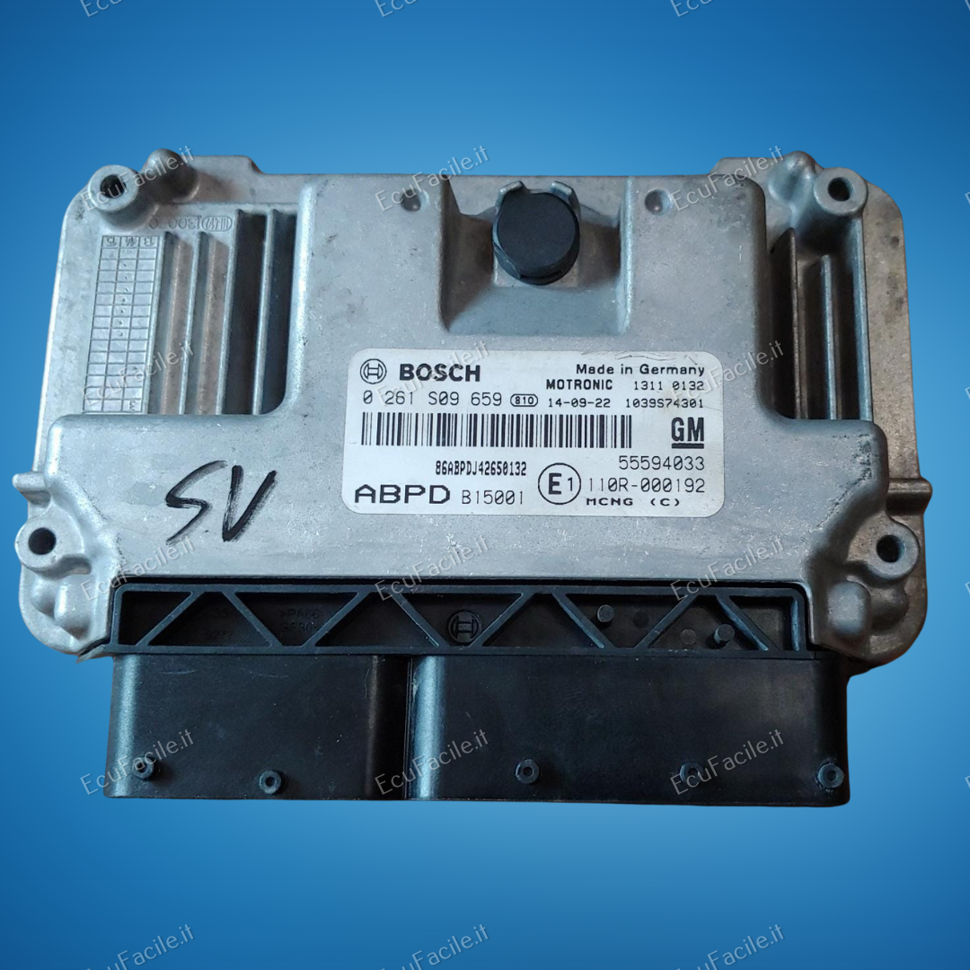 ECU OPEL ZAFIRA 1.6T 0261S09659 55594033 ABPD ME7.6.4