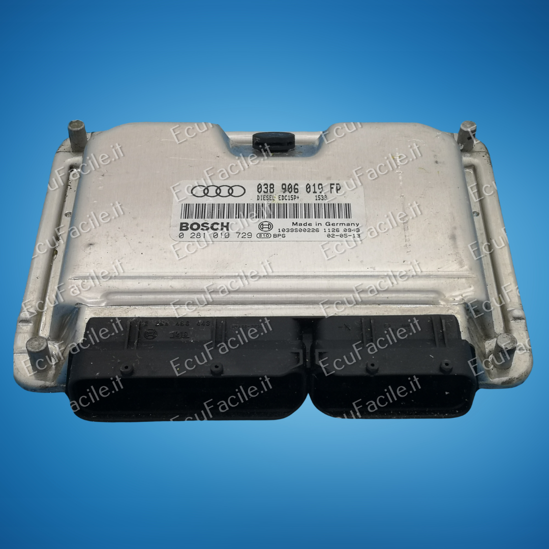 Centralina ECU Motore Audi A4 / VW 1.9 TDI | BOSCH EDC15P+ | 0281010729 | 038906019FP