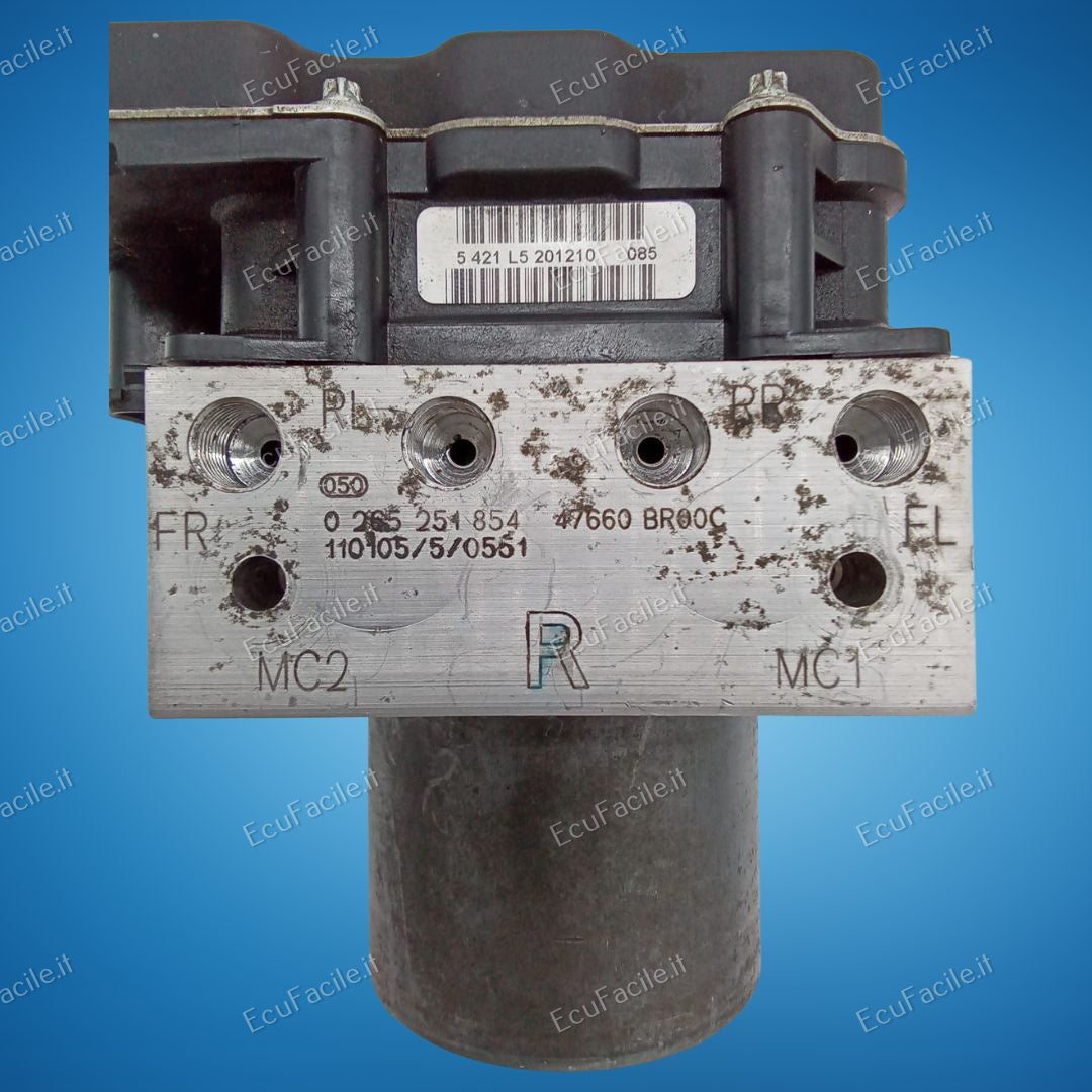 ABS POMPA NISSAN QASHQAI BOSCH 0265251854  47660 BR00C  0265951743