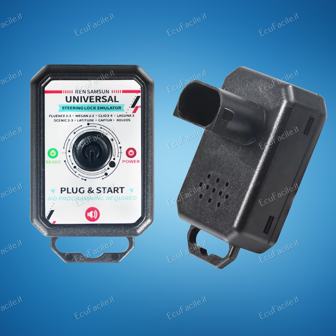 Simulatore Emulatore Blocco Sterzo ESL EIS ELV con Voce | Renault Megane Fluence Clio Scenic Captur Latitude Dacia Samsung