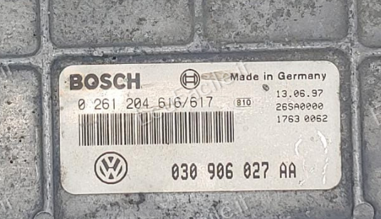 Centralina ECU Motore VW Polo 1.4 | BOSCH Motronic | 0261204616/617 | 030906027AA | 26SA0000
