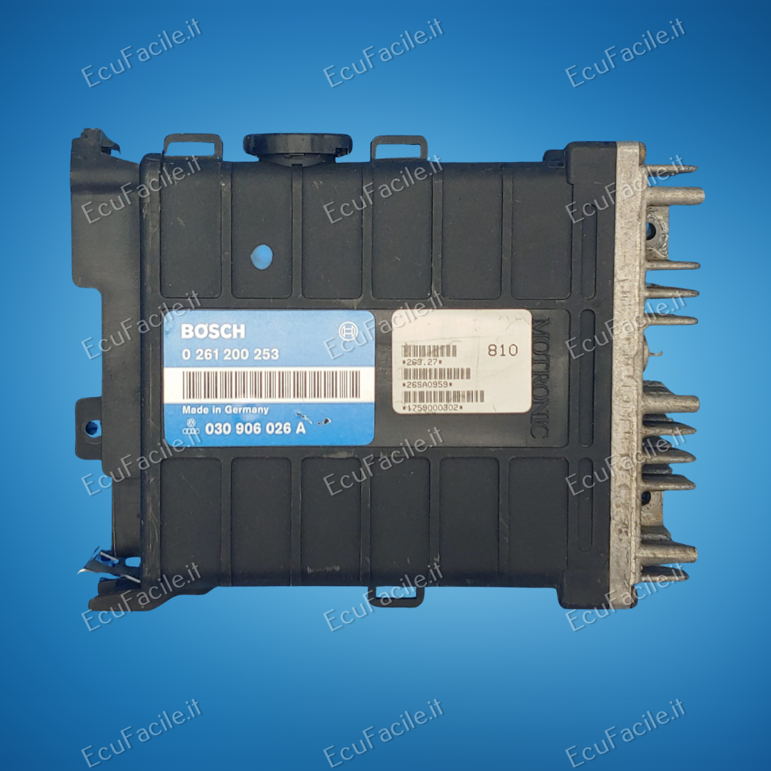 Centralina Motore ECU Volkswagen Polo 1.0 / 1.1 (1990-1992) – Bosch 0261200253 / 030906026A